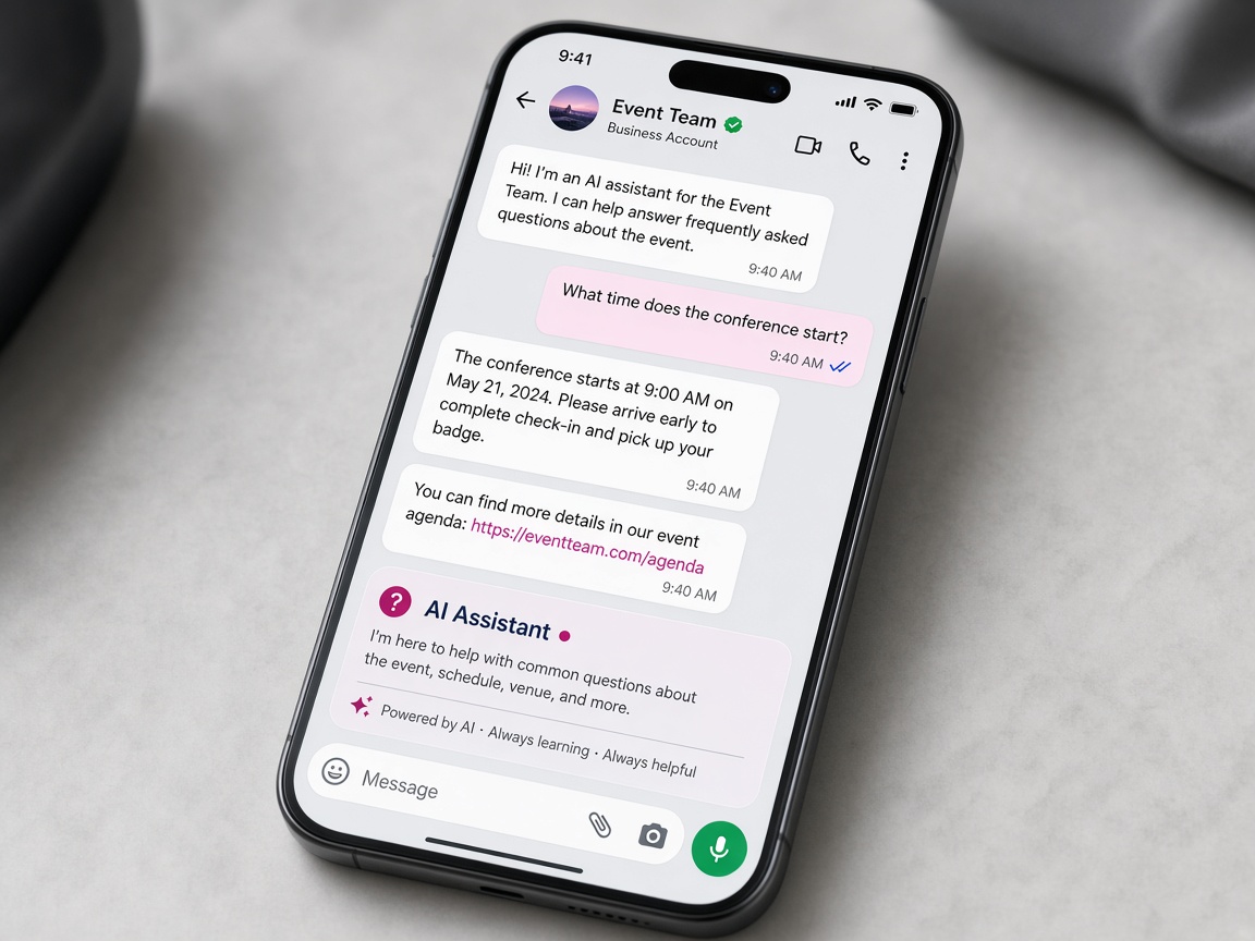 WhatsApp üzerinden soru gönderme